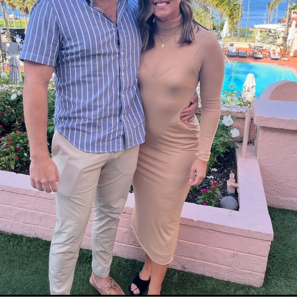 AFRM Shailene Dress in Nude - Picture 2 of 2